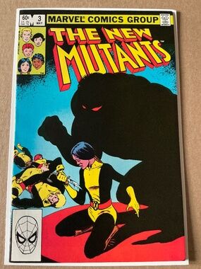The New Mutants Issue #3 Marvel Comics 1983